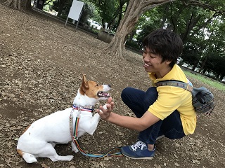 愛犬:○○君